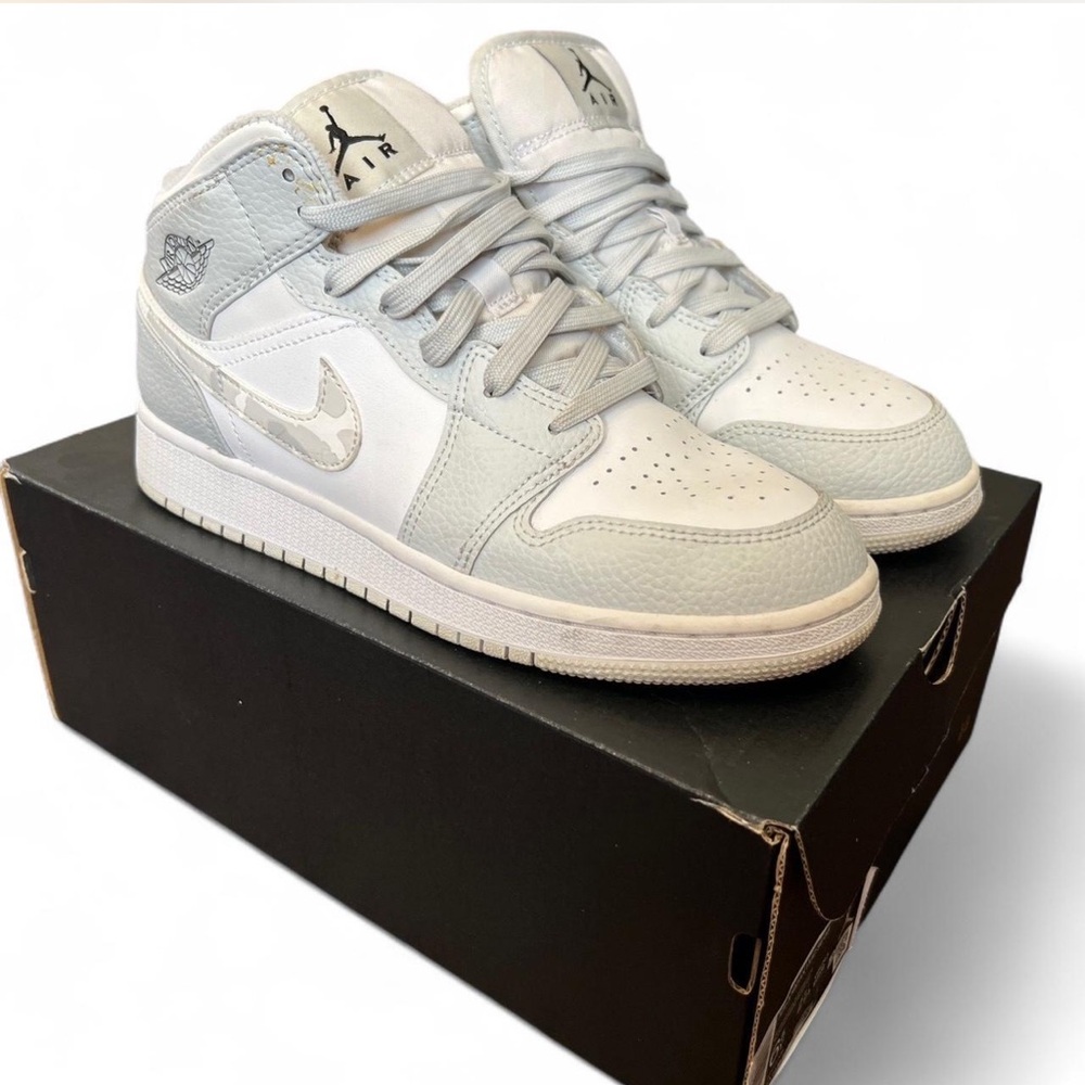 Nike Air Jordan 1 Mid  “Camo Swoosh”